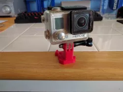 J mount for gopro with piggyback