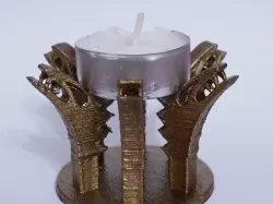 Jormungand -  candle holder.