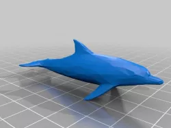 Low Poly Dolphin