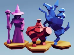 Low Poly Fantasy Tabletop - Alliance Advanced Units