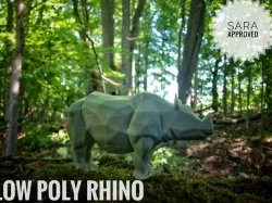 Low Poly Rhino