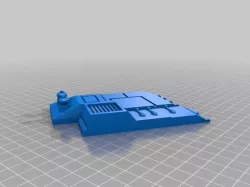 Main body of wardog broken down for small printers