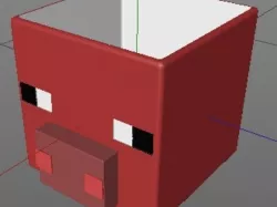 Mcraft Pig Head Container