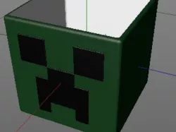 MINECRAFT HEAD CONTAINER V002