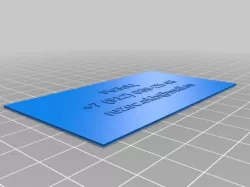 My Customized Business Contact Card Generator