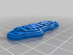 My Customized Multiline Tag or Keychain