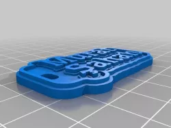 My Customized Multiline Tag or Keychain