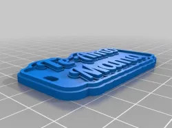 My Customized Multiline Tag or Keychain