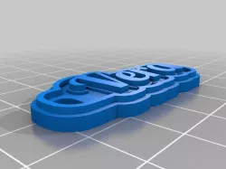 My Customized Multiline Tag or Keychain