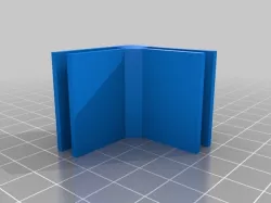 My Customized Parametric Mini Modular Framing System - Edge Block and Rail