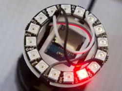 Neopixel ring shield for WeMos D1 mini