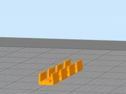 PrintinZ Zebra bed clips for roboed r1 plus