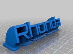 Rhonda Sweeping name plate