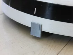 Roomba bumper add-on, doorstep stopper