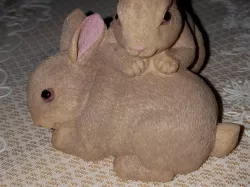 Scanned rabbit figure