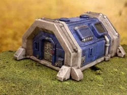 Sci-fi barracks bunker 28mm