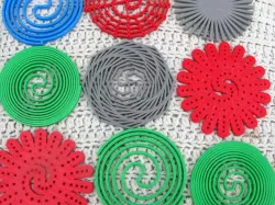 Six Spiral Coasters