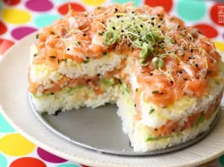 Sushi cake mold