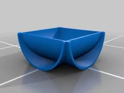 Two Intersecting Cylinders - Half