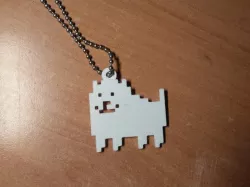 Undertale dog pendant