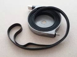 USB retractable flat wire