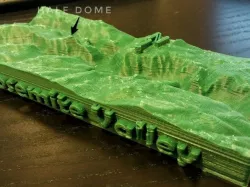 Yosemite Valley topography