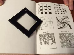Zentangle Border Stencil