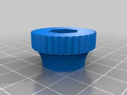 ¼-20 captured nut wing knob