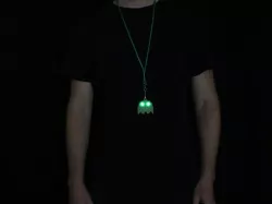 3D printed Ghost Pendant with LED Eyes