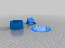 3D Printed In-desk Stand for Qi Wireless Charger