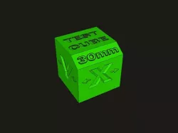 3D Printer Test Cubes - 25mm & 30mm