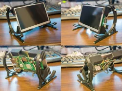 4.3" LCD stand with a Raspberry Pi