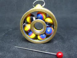 7 Ball Bearing Keychain