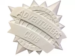 Adventurers Club plaque - inspired by Pleasure Island