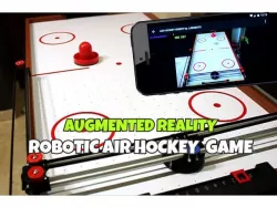 Air Hockey Robot EVO (SMARTPHONE CONTROLLED - OPEN SOURCE ROBOT)