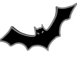 Bat Refrigerator Magnet - Halloween