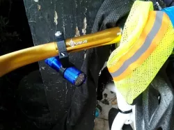Bike Flashlight Holder 25mm x 25mm