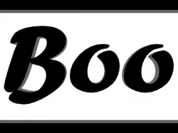 Boo Refrigerator Magnet - Halloween