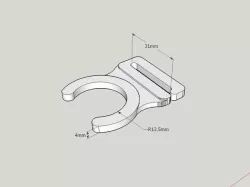 Bottle Strap Clip Fastener