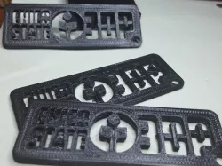 Chico State 3DP Keychain