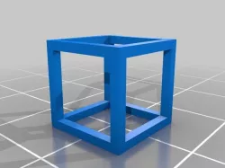 Cube cutout