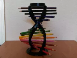 DNA Helix Pencil Holder