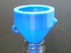 funnel wine bottle