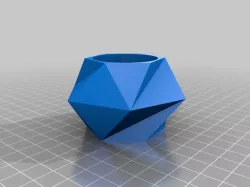 Geometrical flower pot