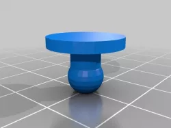 Gimbal shock absorber lock plug