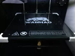 Glass bed clip Wanhao D6 (and i3)