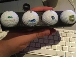 Golf Ball Wall Holder / Desk Stand