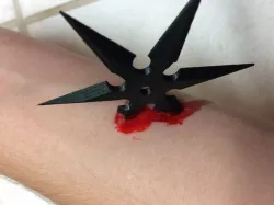 Halloween Ninja Star Illusion