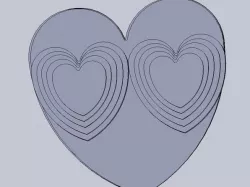 Hearteaption - a hearth made from hearths (different shapes possible)