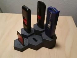 Hexagons USB Stand
